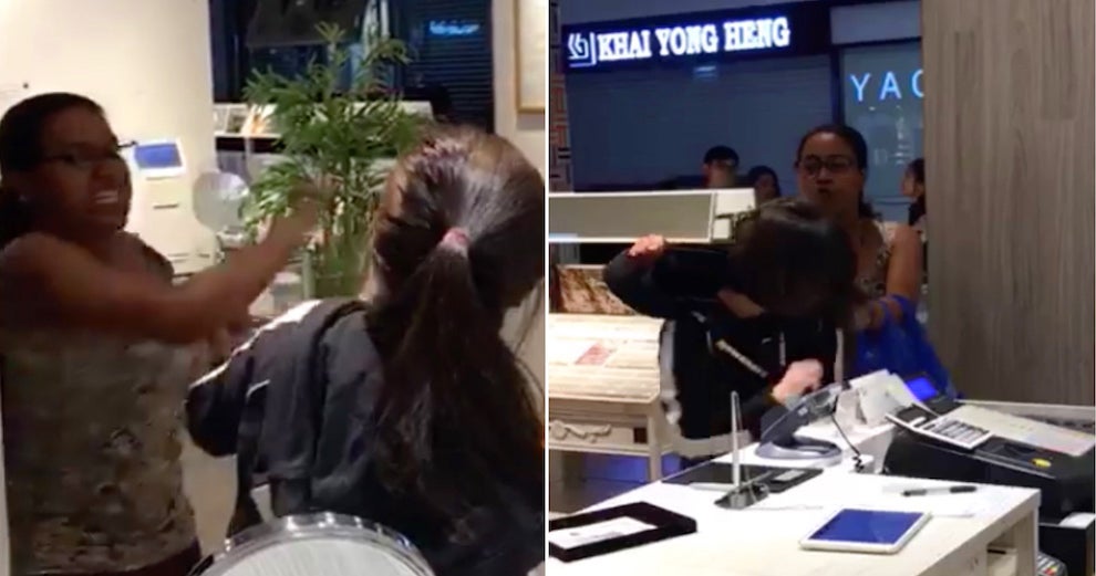 Update: Singaporean Lady Arrested For Assaulting Sales Girls - World Of Buzz 1