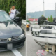 Video Of Proton Wira Illegally Overtaking And Knocking Over Van Goes Viral - World Of Buzz