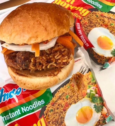 Awesome Indomie Coated Burger Has Got Malaysians Salivating Over It - World Of Buzz