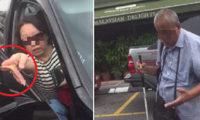 Blind Man Goes Around Klang Valley Blocking The Road And Blackmails Drivers Asking Him To Move - World Of Buzz 6
