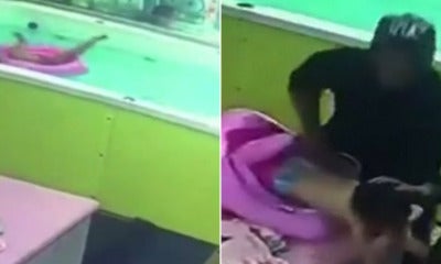 Chinese Toddler Nearly Drowns In Swimming Pool Despite Wearing Floatation Device - World Of Buzz 5