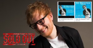 Ed Sheeran's KL Concert Tickets Sold Out, Tickets Being Resold At Ridiculous Prices - World Of Buzz 2