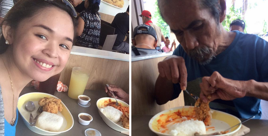 kind college student invites beggar for lunch and listens to his life stories world of buzz 1