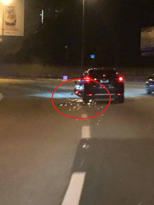 Malaysian Driver Hits And Runs Away From Scene While Dragging A Motorcycle Until Sparks Flew - World Of Buzz 1