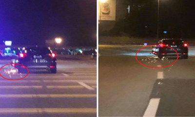 Malaysian Driver Hits And Runs Away From Scene While Dragging A Motorcycle Until Sparks Flew - World Of Buzz 2