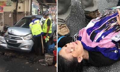Malaysian Lady Reverses And Crashes Into Penang Hawker Stalls, Flees Accident Scene - World Of Buzz 4