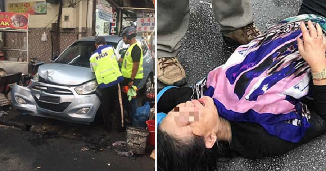 Malaysian Lady Reverses And Crashes Into Penang Hawker Stalls, Flees Accident Scene - World Of Buzz 4