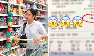 Malaysian Lady Shocked To Receive Grocery Bill Amounting To Rm800 - World Of Buzz