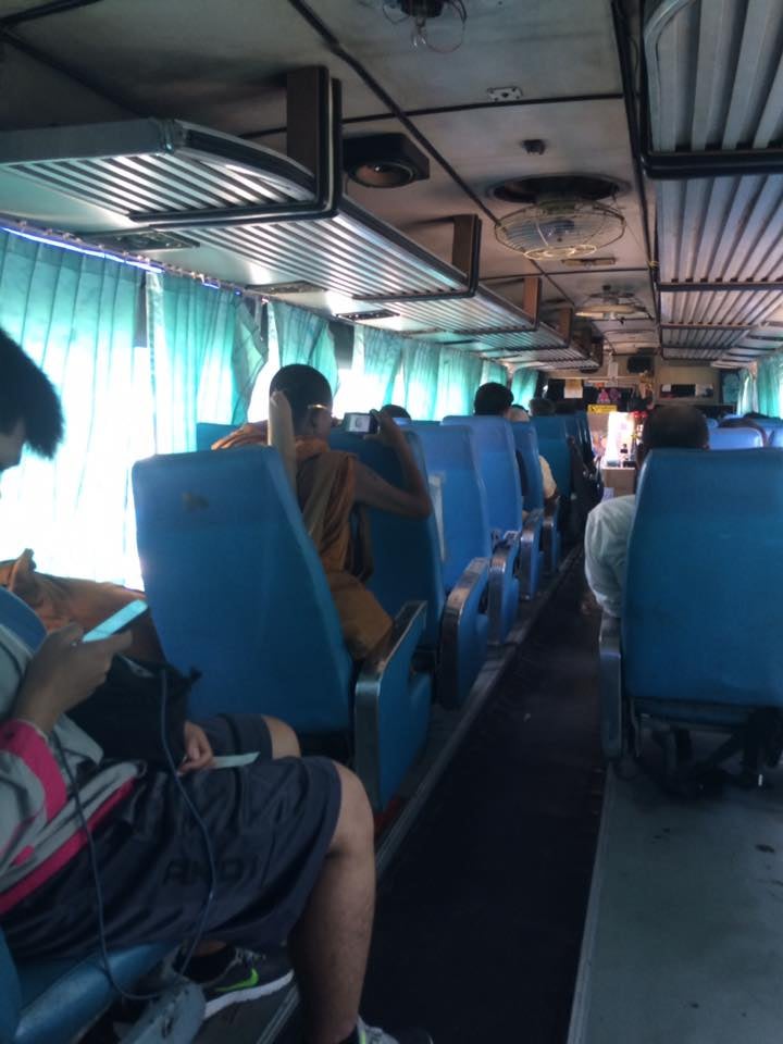 Netizen Shocked at Seeing Thai Monk Openly Watching Porn on Bus without Earphones - World Of Buzz 1