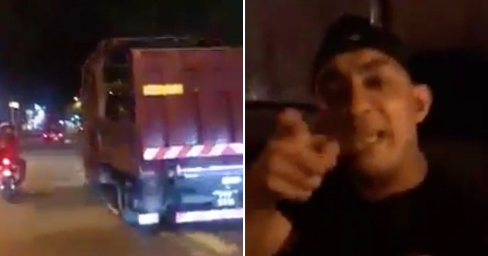 Penang Hawkers Arrested After Videos Of Them Hijacking Lorry Go Viral - World Of Buzz 3