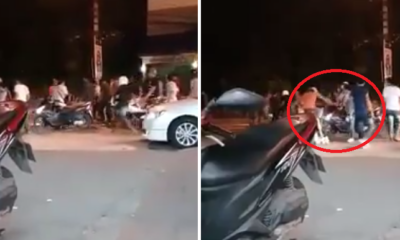 Teenagers In Thai Brutally Hit Defenceless Lady For Allegedly Bumping Into Them While Walking - World Of Buzz 4