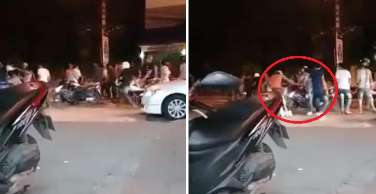 Teenagers In Thai Brutally Hit Defenceless Lady For Allegedly Bumping Into Them While Walking - World Of Buzz 4
