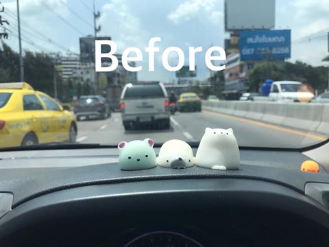 Thai Netizen Shares Funny Post on How Hot Sun Melted Adorable Stress Toys - World Of Buzz