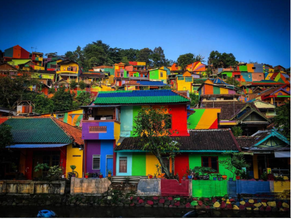 This Magical Rainbow Village in Indonesia is Starting an Instagram Craze Internationally - World Of Buzz 1
