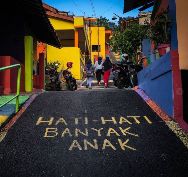 This Magical Rainbow Village in Indonesia is Starting an Instagram Craze Internationally - World Of Buzz 7