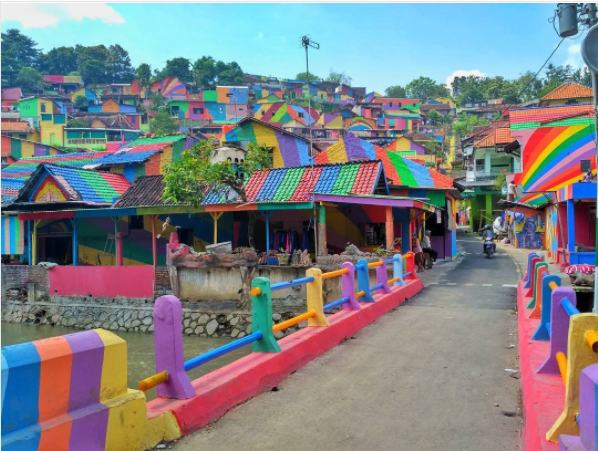 This Magical Rainbow Village in Indonesia is Starting an Instagram Craze Internationally - World Of Buzz