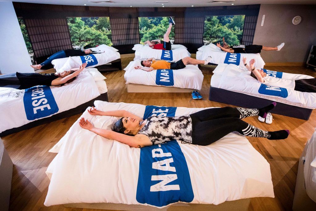 This Gym Offers NAPPING Classes for Tired Adults - WORLD OF BUZZ