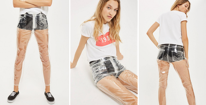 Topshop Releases Clear Plastic Jeans and Nobody Knows What to Wear Under Them - World Of Buzz 1