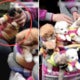 Viral Video Shows Puppies Tightly Wrapped In Cloths Are Sold Like Toys On Street - World Of Buzz 1