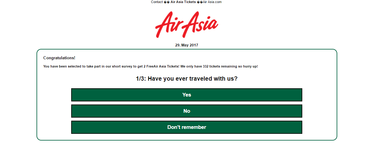 You've Probably Seen This Air Asia Promotion on Facebook, But It's Fake - World Of Buzz