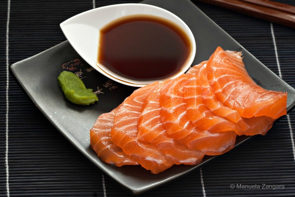 1 Salmon Sashimi With Ponzu 3 1 Of 1