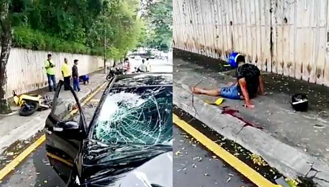 Cheras Man Stopped Snatch Thieves by Crashing his Car - World Of Buzz