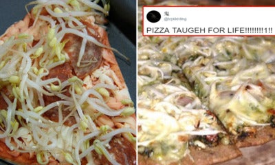 Guy On Twitter Posts Picture Of 'Taugeh Pizza', Malaysian Netizens Freak Out - World Of Buzz 12