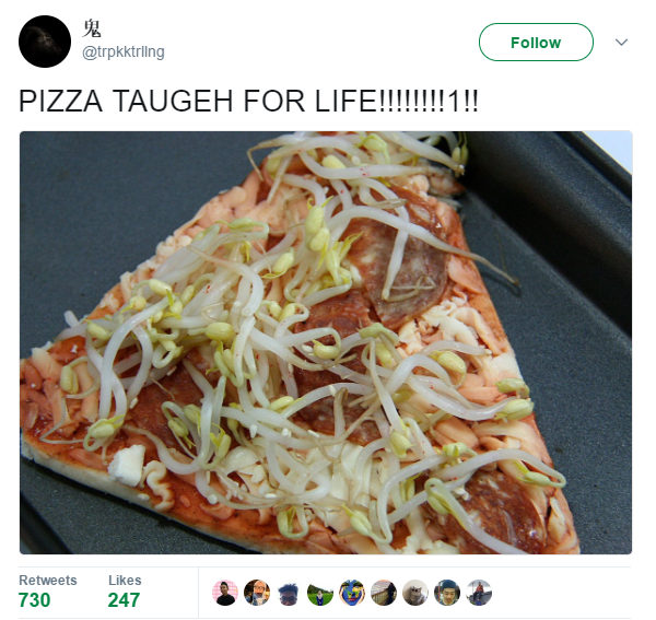 Guy on Twitter Posts Picture of 'Taugeh Pizza', Malaysian Netizens Freak Out - World Of Buzz