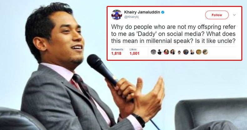 Khairy Jamaluddin Asks Twitter What 'Daddy' Means, Malaysians In Hysterics - World Of Buzz 6
