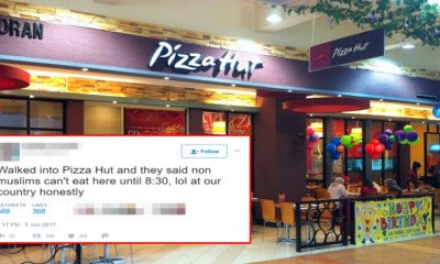 Malaysian Netizen Complained Pizza Hut Only Serves Non-Muslims After 8.30, Pizza Hut Responds - World Of Buzz 7