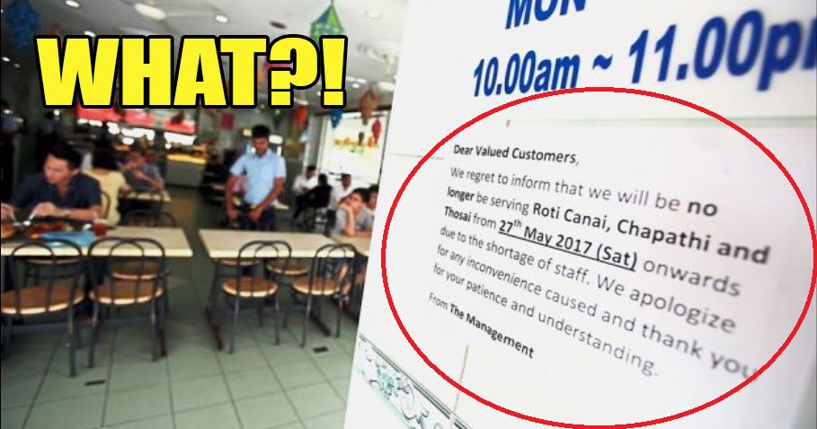 Mamak Restaurants Losing Workers, Some Of Them Even Stopped Selling Roti Canai - World Of Buzz 3