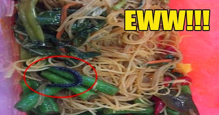 Singaporean Found Millipede In Mee Hun At Clifford Centre Vegetarian Stall - World Of Buzz