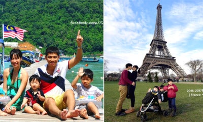 Taiwanese Parents With 3 Kids Travel 23 Countries In 9 Months, First Stop Being Malaysia! - World Of Buzz