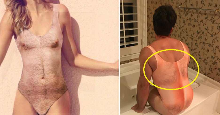 This Hairy-Chest Swimsuit May Just Be the Next Best Rape Prevention Method - World Of Buzz 1