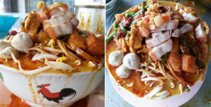 This Kampong Selayang Restaurant Serves the BIGGEST Curry Laksa You've Ever Seen - World Of Buzz