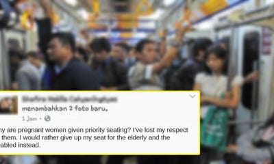 Woman Complains About Priority Seats For Pregnant Women, Gets Bashed On Facebook - World Of Buzz 3
