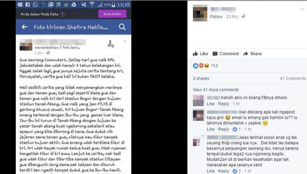 Woman Complains About Priority Seats for Pregnant Women, Gets Bashed on Facebook - World Of Buzz