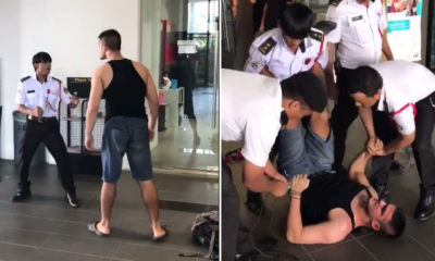 Big Mma Fighter Takes On Petite Security Guard In Subang Jaya Condo, Fails Miserably - World Of Buzz