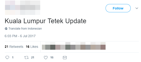 KL Traffic Update's Twitter Retweets Porn, Malaysian Netizens Confused - World Of Buzz 5