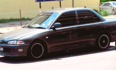 Malaysian Couple On Vacation Shockingly Pursued By A Heavily Tinted Proton Wira In Kulai - World Of Buzz 1