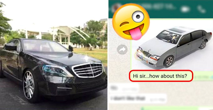 Malaysian Man Selling Mercedes Plays Along With Scammer Just To Troll Him At The End - World Of Buzz
