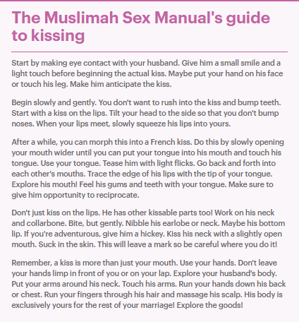 Muslim Woman Releases Detailed Manual for Muslimahs to Have Mind-Blowing Halal Sex - World Of Buzz 3