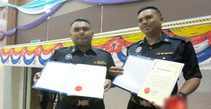policemen awarded for refusing rm1000 bribe but shadily returns to ask for rm10000 world of buzz 3 1