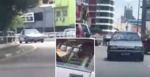 Proton Saga Spotted Reversing On Main Road, Netizens Admire Driver's Mad Skills - World Of Buzz