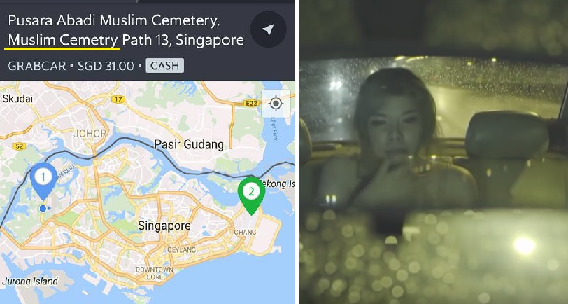 Singapore Grab Driver Went to Pick Up Passenger at Cemetery at 3am, Then... - World Of Buzz