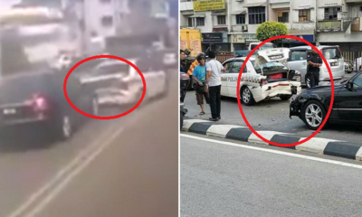 Video Of Malaysian Driver Crashing Into Police Patrol Car Goes Viral - World Of Buzz 2