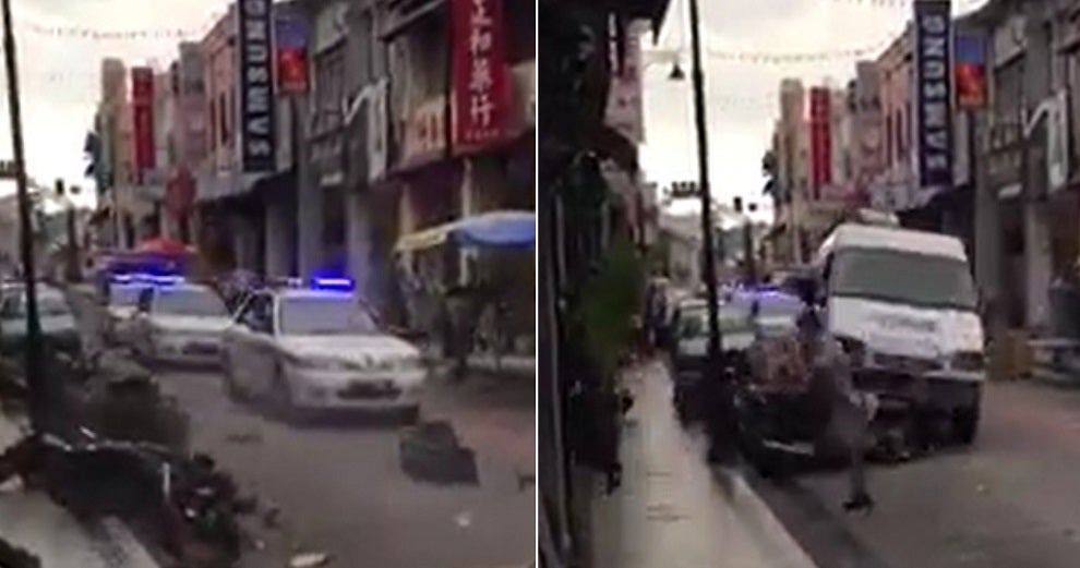 Video Of Violent Car Chase In Penang Is Actually For A Hong Kong Movie - World Of Buzz