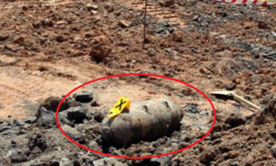 World War Ii Bomb Found Still Active, Malaysian Police Close Roads To Defuse It - World Of Buzz 2