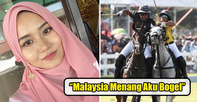 Lady Made Worst Choice To Vow To Strip Naked If M'Sian Polo Team Wins - World Of Buzz