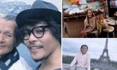 Loving Son Photoshops His Aging Mother Into Pictures To Bring Her Around The World - World Of Buzz